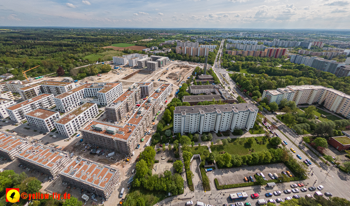 09.05.2023 - Baustelle Alexisquartier und Pandion Verde in Neuperlach